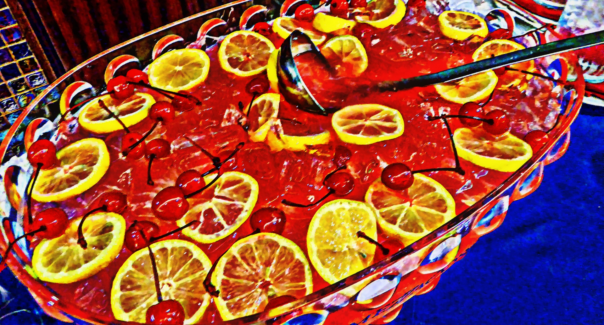 fruit punch mocktail